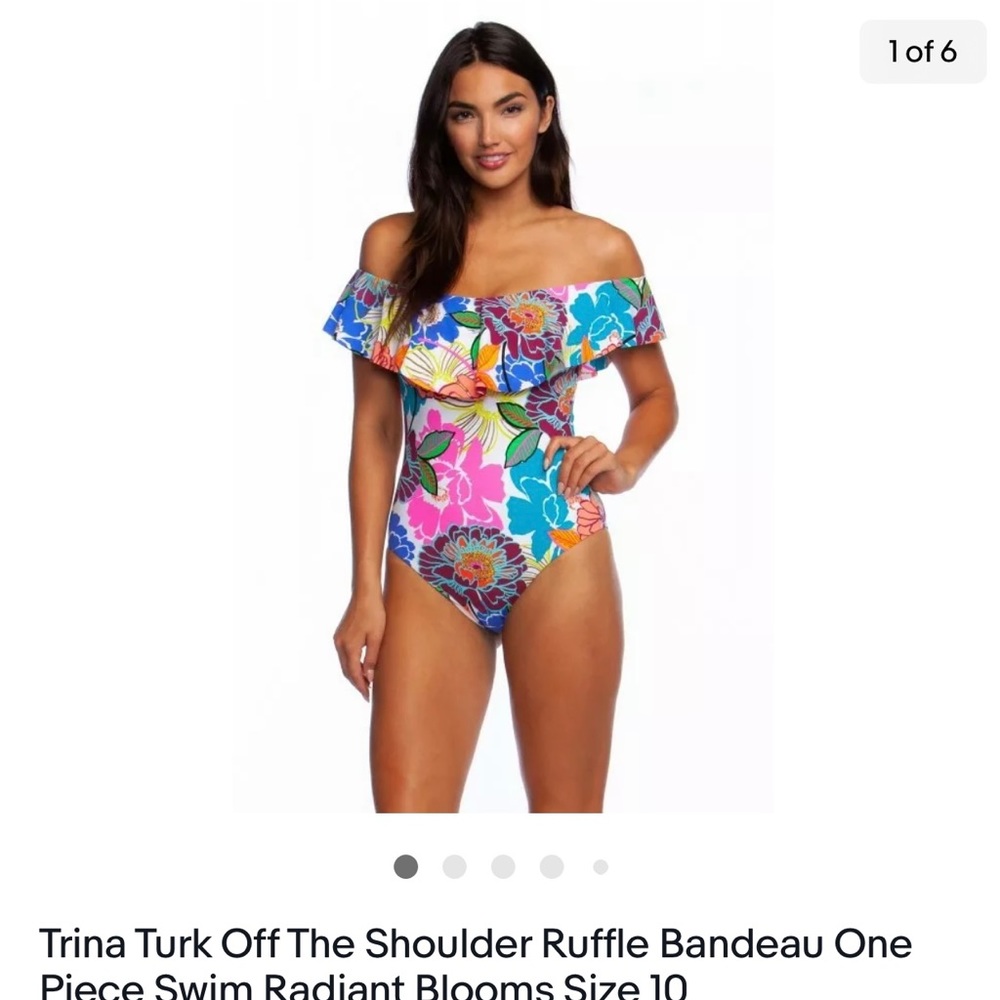 Trina Turk swimsuit size 10 womens